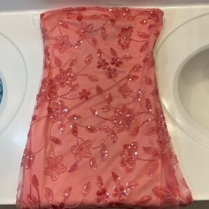 Peppermayo Pink Floral Mini Dress